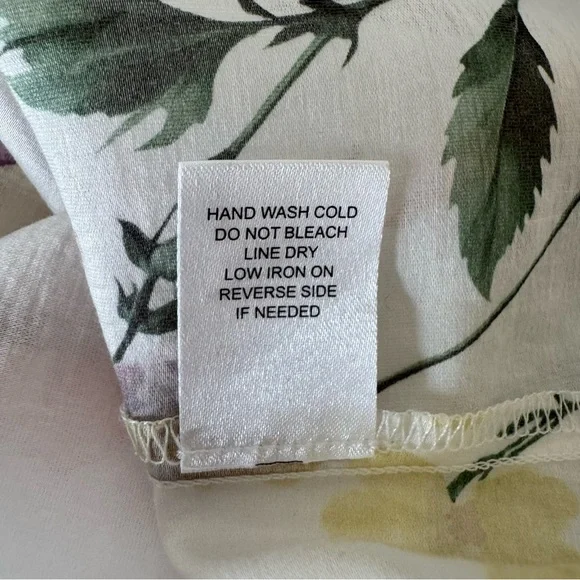 Bailey 44 White Sheer Floral Button-Up Blouse, Size S - Picture 14 of 16